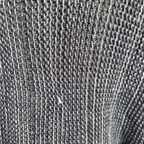 LULAROE poncho Mimi limited edition black and white knit wrap scarf OS - Picture 7 of 10